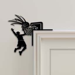 Basketball Door Corner Decor 3d model