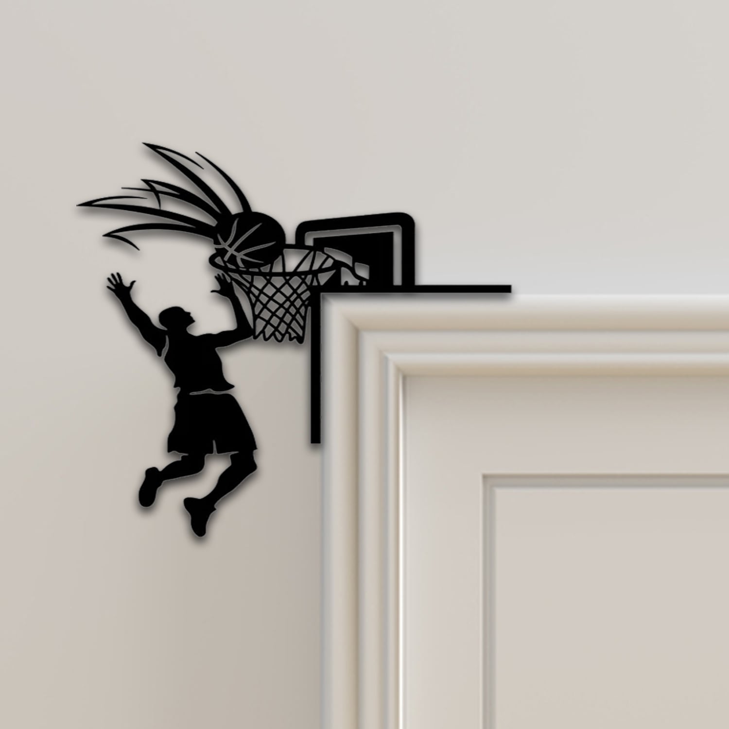 Basketball Door Corner Decor 3d model