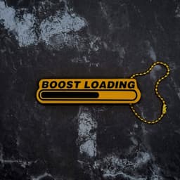 Boost Loading Keychain (solid) 3d model
