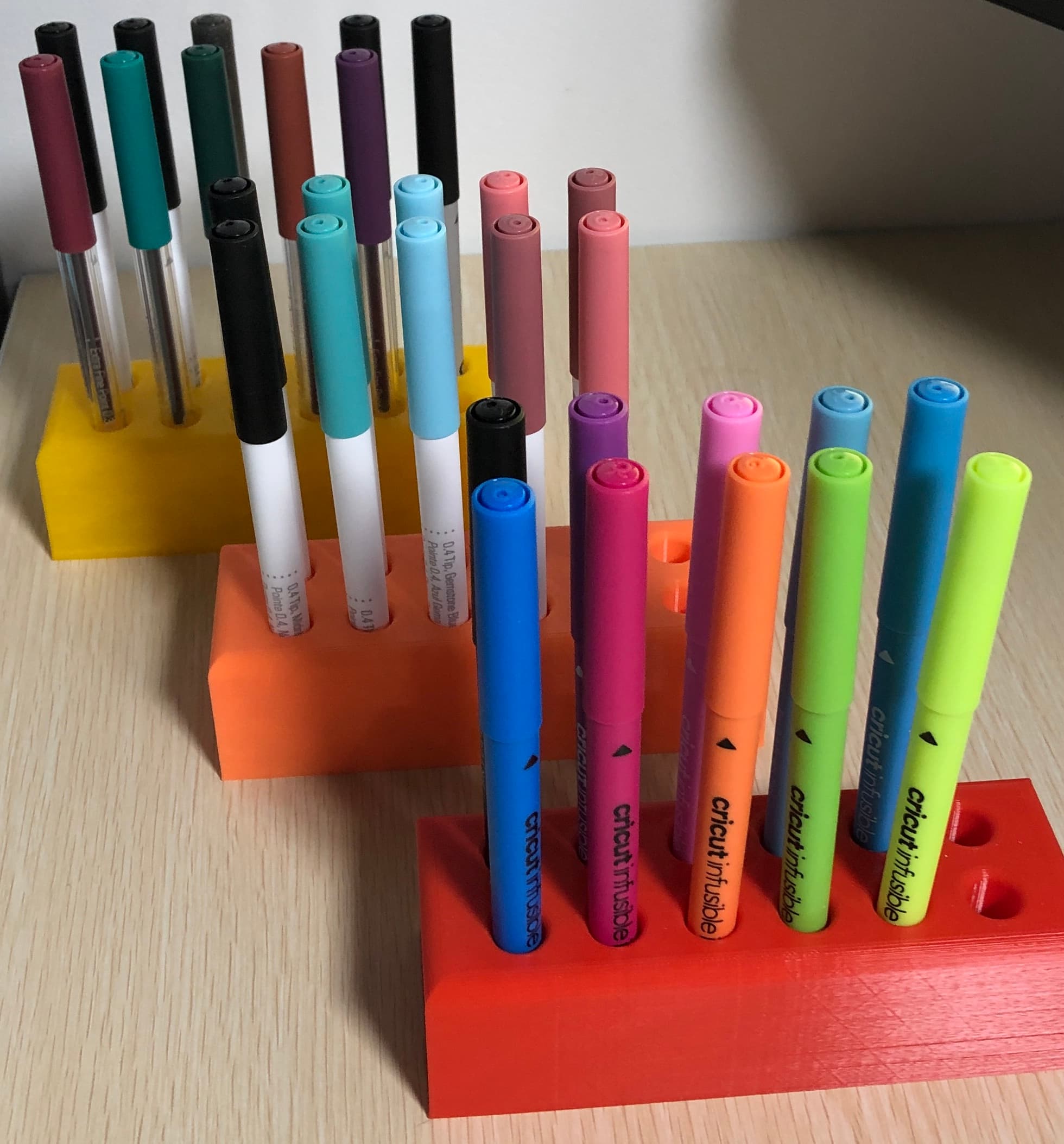 pen holder block 11mm 3d model