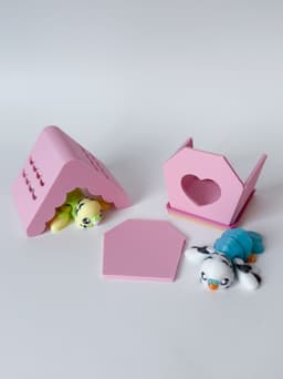 Love birds + friends 3d model