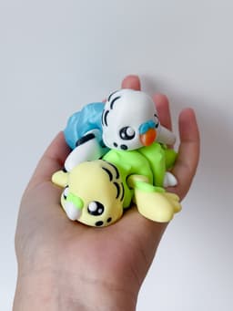 Love birds + friends 3d model