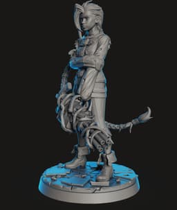 Jinx Straitjacket STL | Fan Art Figure | HighDetail 3d model