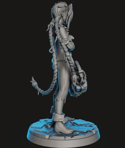 Jinx Straitjacket STL | Fan Art Figure | HighDetail 3d model