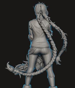 Jinx Straitjacket STL | Fan Art Figure | HighDetail 3d model