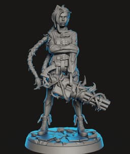 Jinx Straitjacket STL | Fan Art Figure | HighDetail 3d model