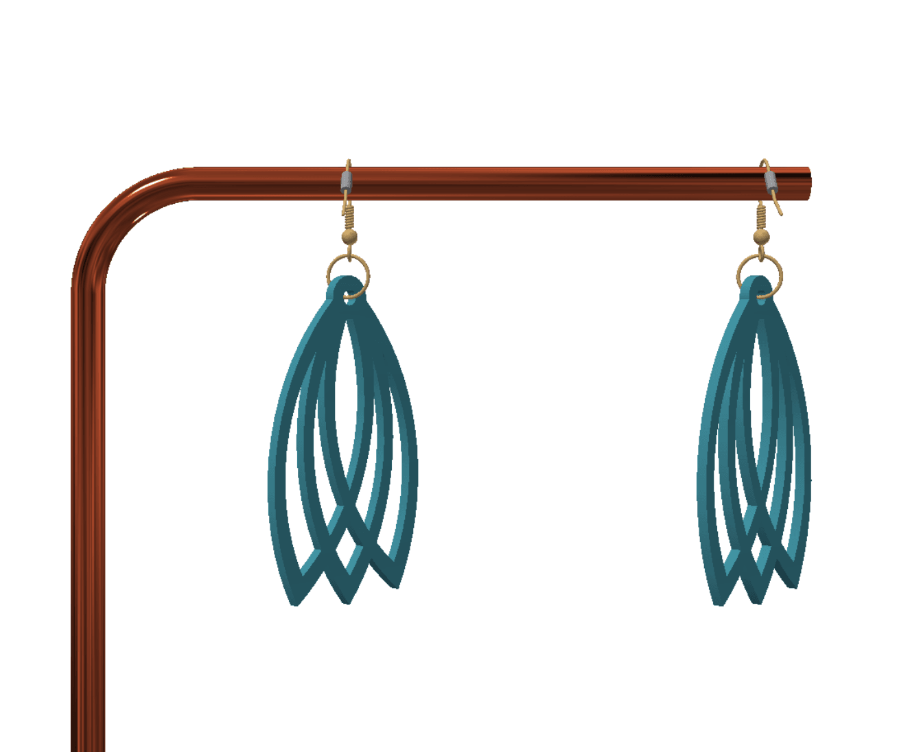 Cute keychain / earrings 3d model