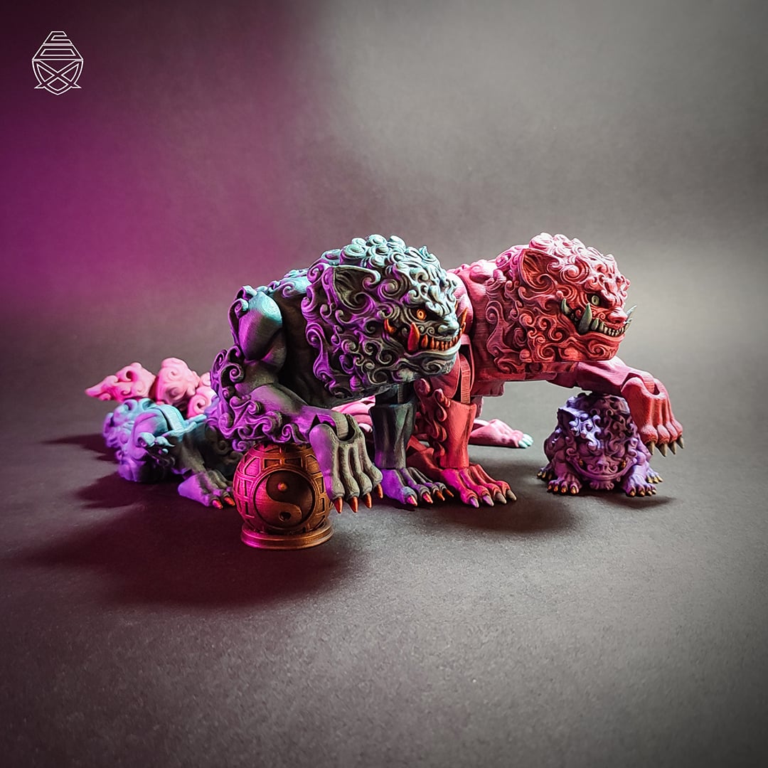 Lion Foo 3d model