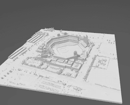 Vanderbilt Commodores - FirstBank Stadium 3d model
