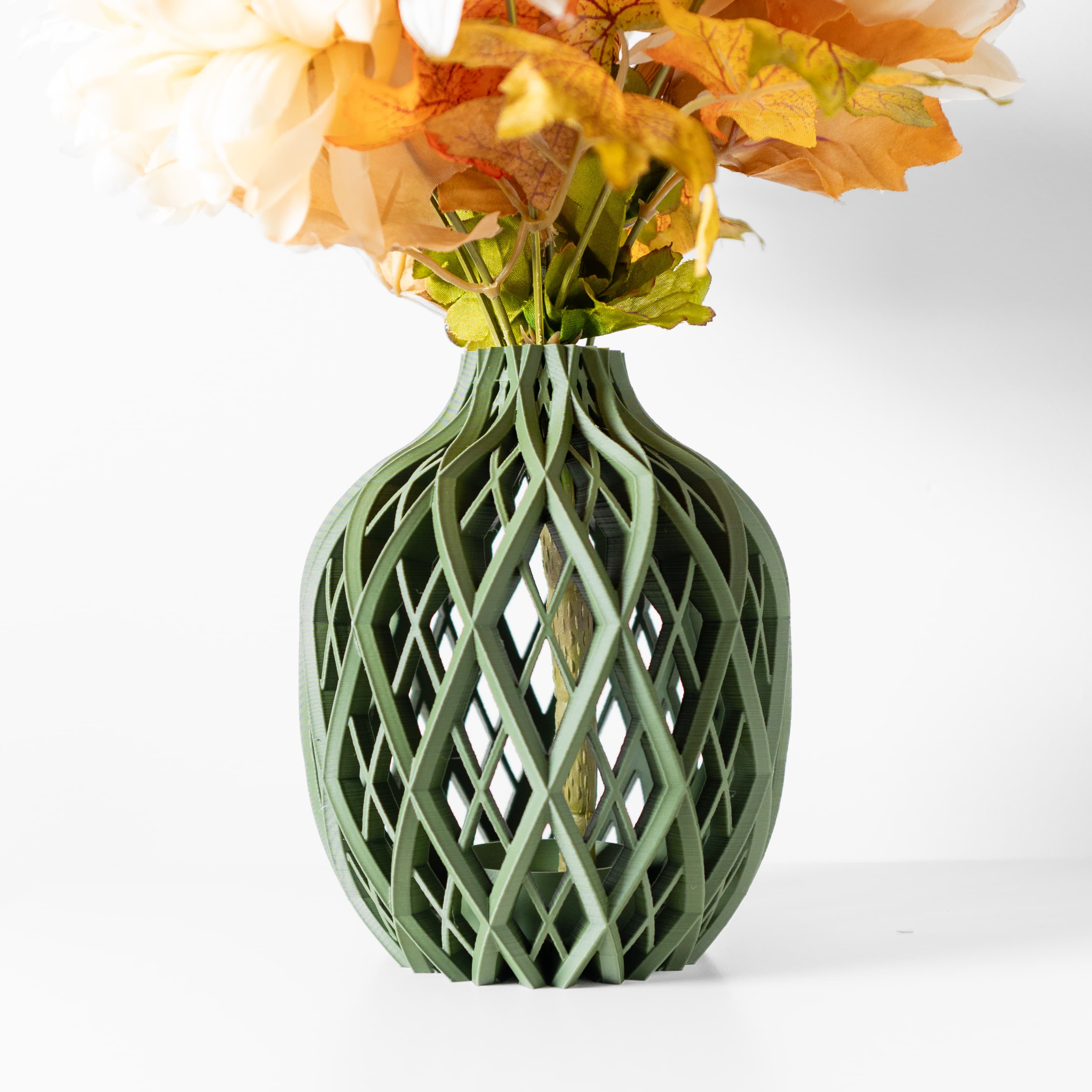 The Noki Vase, Modern and Unique Home Decor for Dried and Preserved Flower Arrangement | STL File 3d model