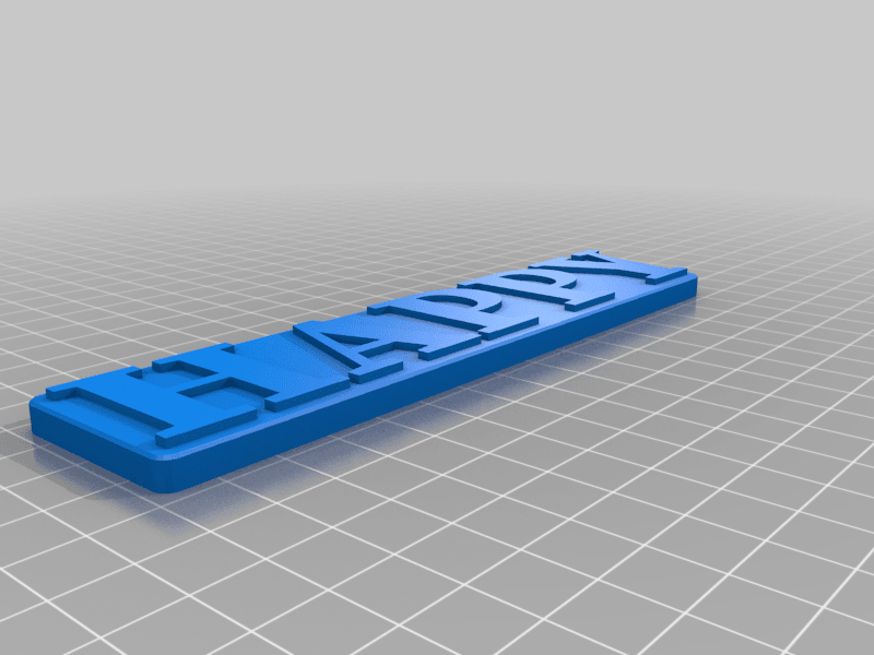 Happy 2022 display 3d model