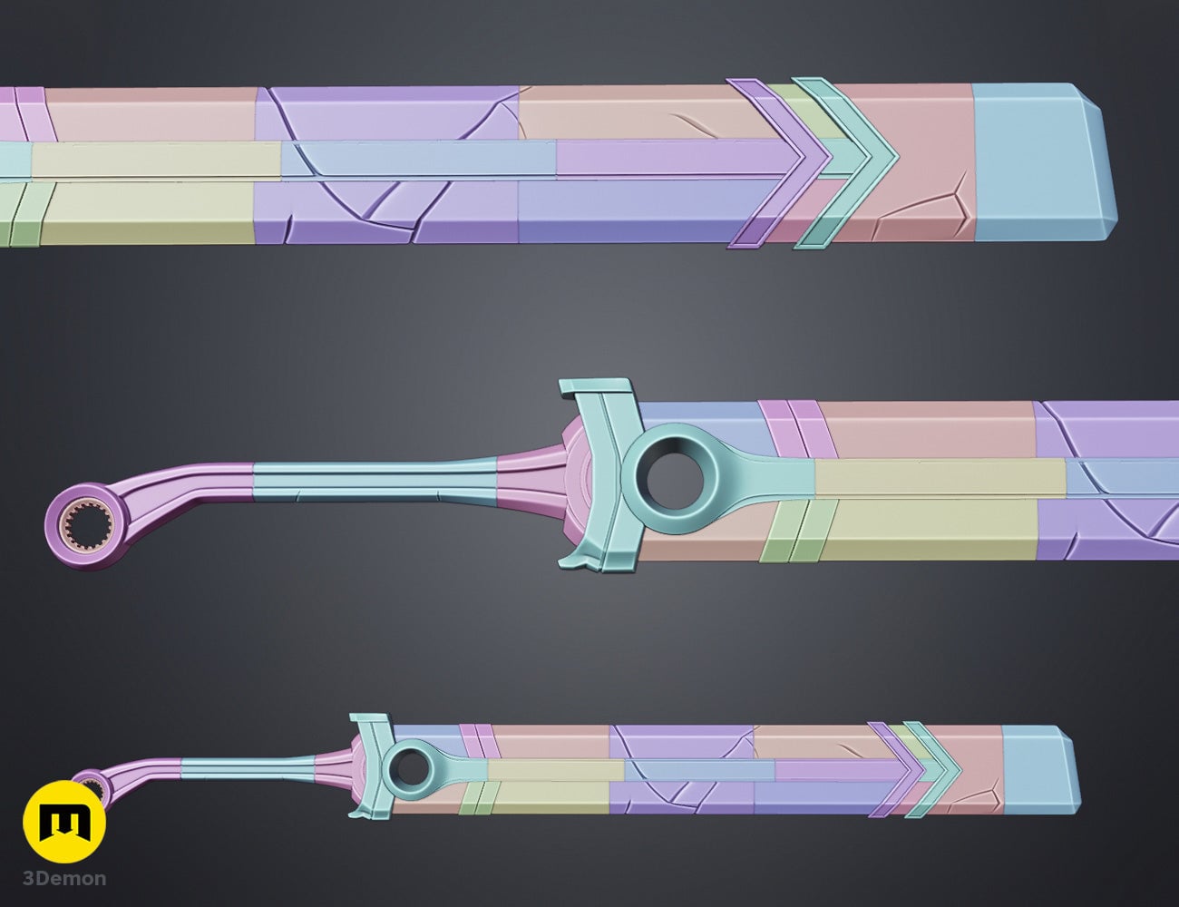 Ekko Sword - Arcane 3d model