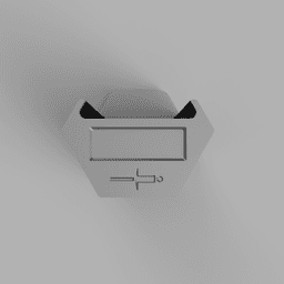 FrogStorage Bestagon - Rivets Single Compartment 60mm.stl 3d model