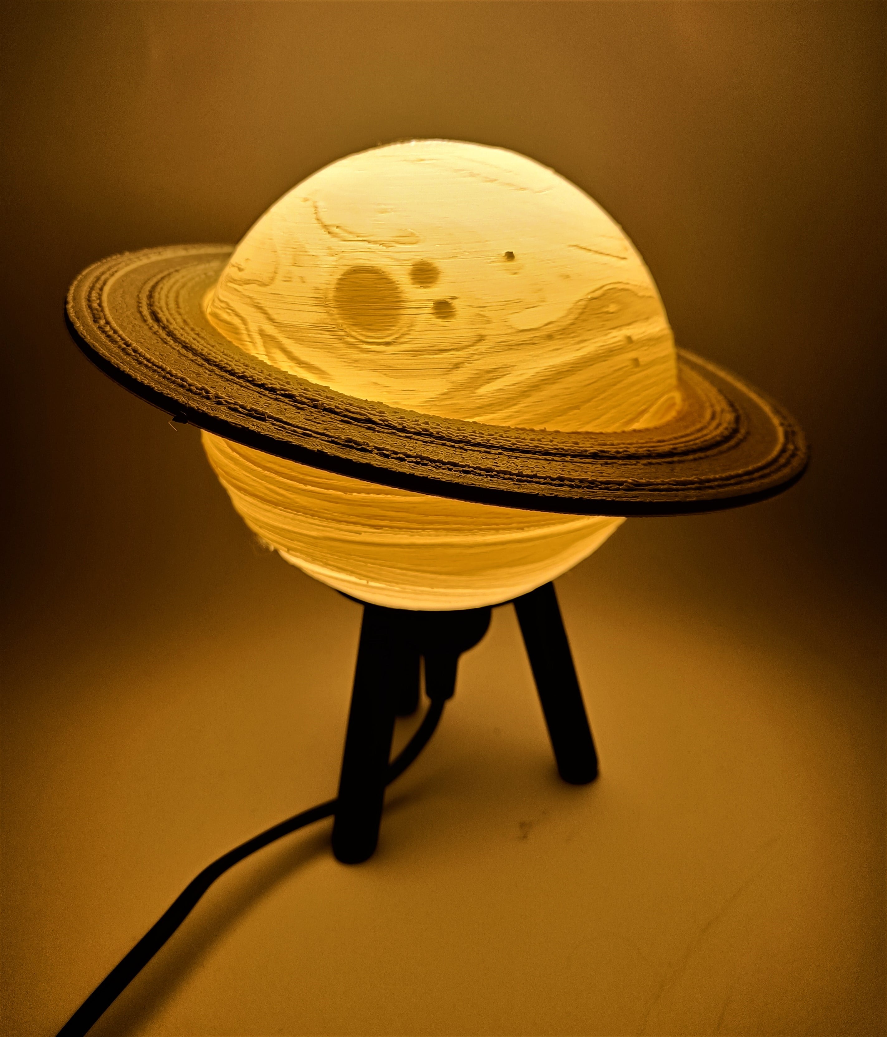 Hybrid Hanging/Desk Saturn Lamp 3d model