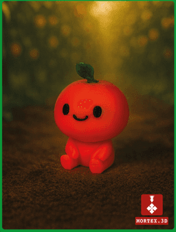 Oranje fruit & veggie buddy 3d model