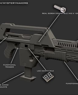 Pulse rifle 3d model
