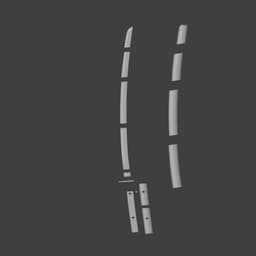 Giyu's Sword Demon Slayer 3d model