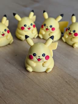 Chunky Pikachu - Pokemon figure 3d model