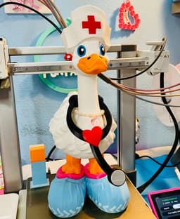 Nurse Goose Gear Outfit for Porch Goose 3d model