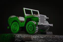 Army Jeep - Print in place 3d model