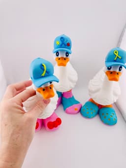 Awareness Ribbon Hats Goose Gear for Porch Goose 3d model