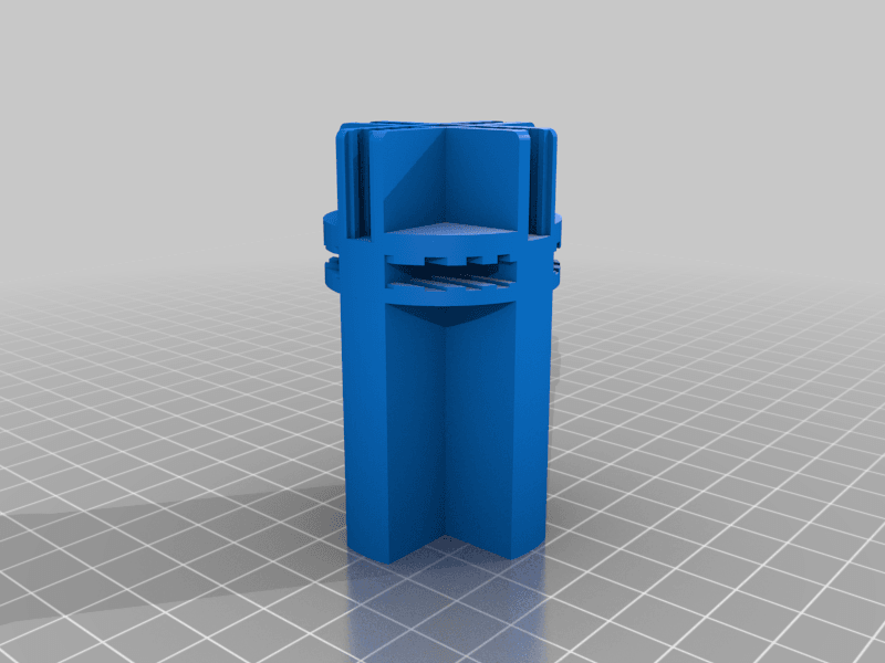 Modular Shelf Base Center Stand 3d model