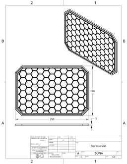 Flexible Work Mat (TPU/TPE/FLEX) 3d model