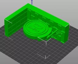 Platform 9 ¾ Bookend 3D Print Model - (Separate Pieces) 3d model