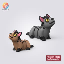 Flexi Wild Dog 3d model