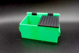 Nintendo Switch Game Holder (Mini Dumpster) 3d model
