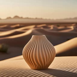Serengeti Vase for Modern Home Decor 3d model