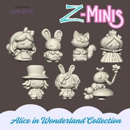 Z-Minis Alice in Wonderland 3d model