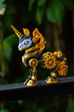 Steampunk Unicorn 3d model