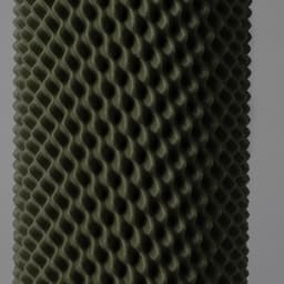Vase TIDE - Wavy Cylinder Vase 3d model