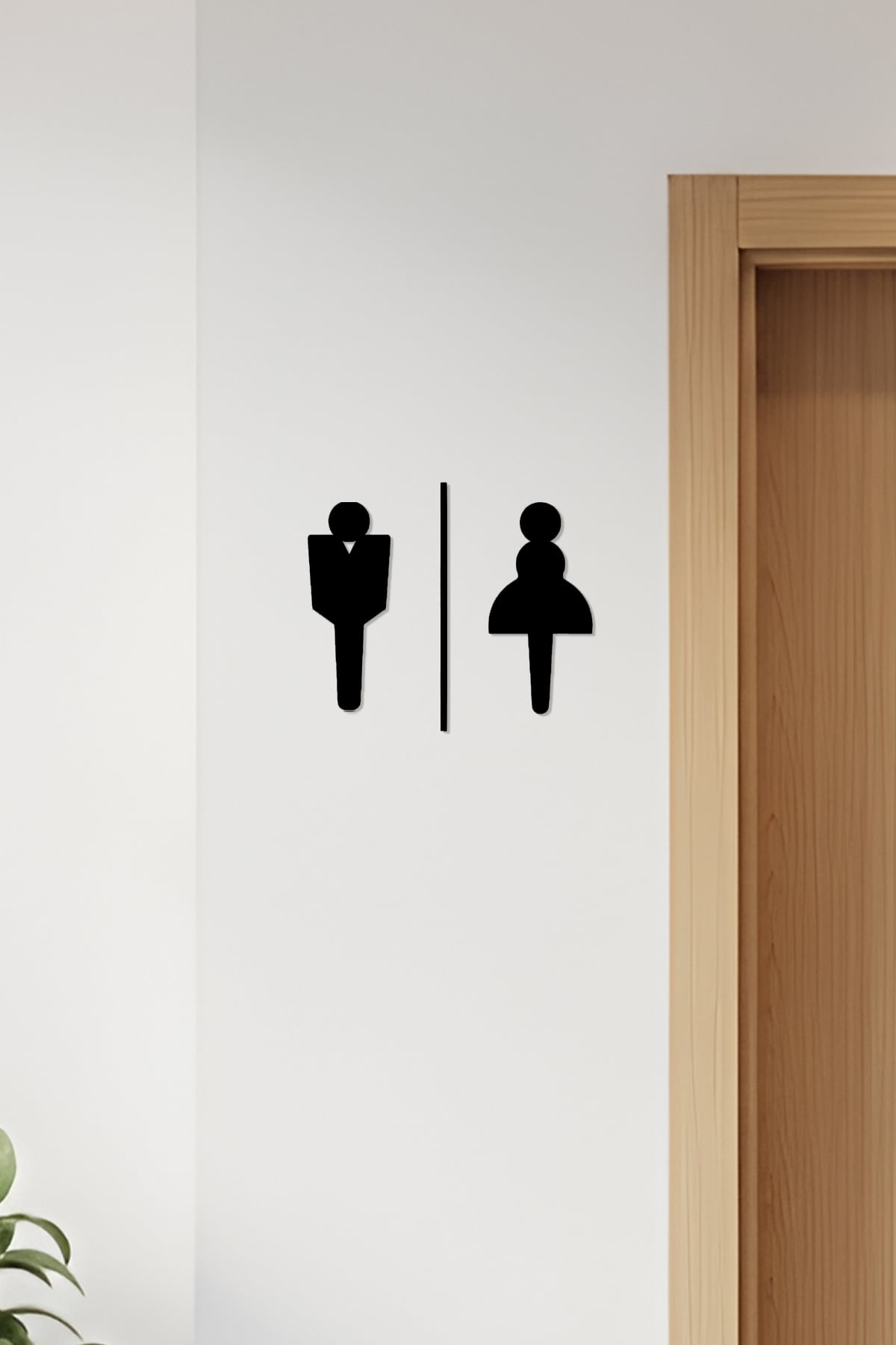 WC, Toilet Sign, Restroom 3d model