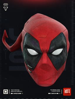 Deadpool Rivals Helmet 3D Printer STL File 3d model
