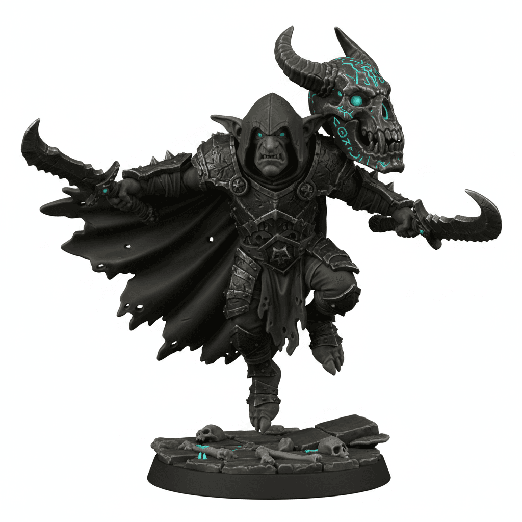 Goblin Assassin Stolen Relic High Detail STL File 3d model