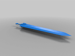 Berserk Sword Keychain 3d model
