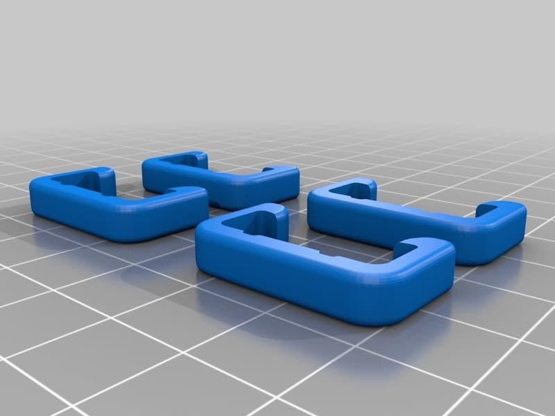 Wire Clips - Prusa i3 (3DP-11-ATL) and others 3d model