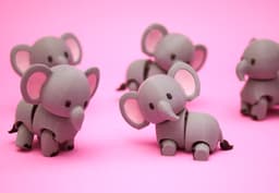 Flexi Elephant 3d model