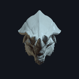 Garnon v1 Action Figure Head 3d model