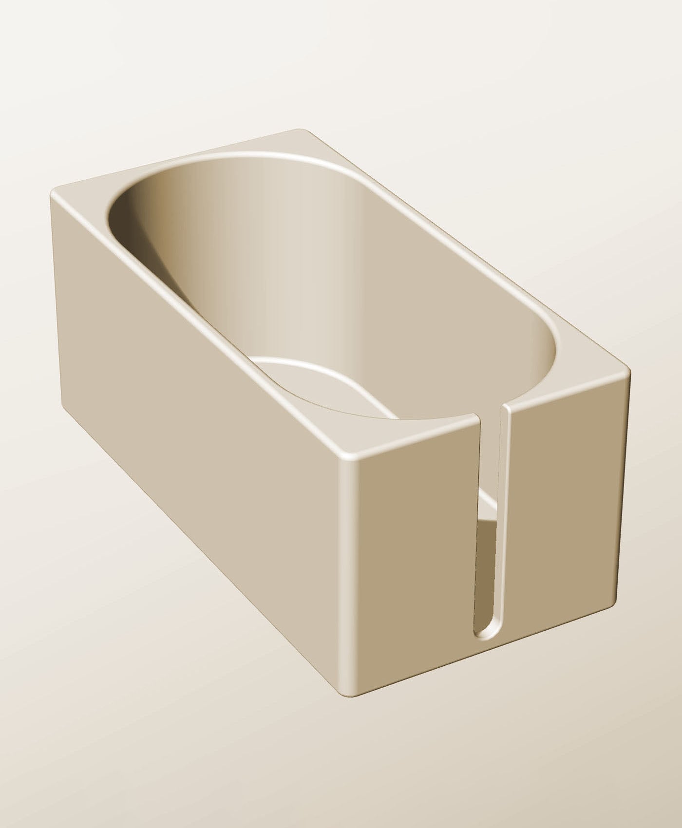 CX96-90-SS Stacking slotted component box bin for makers 3d model