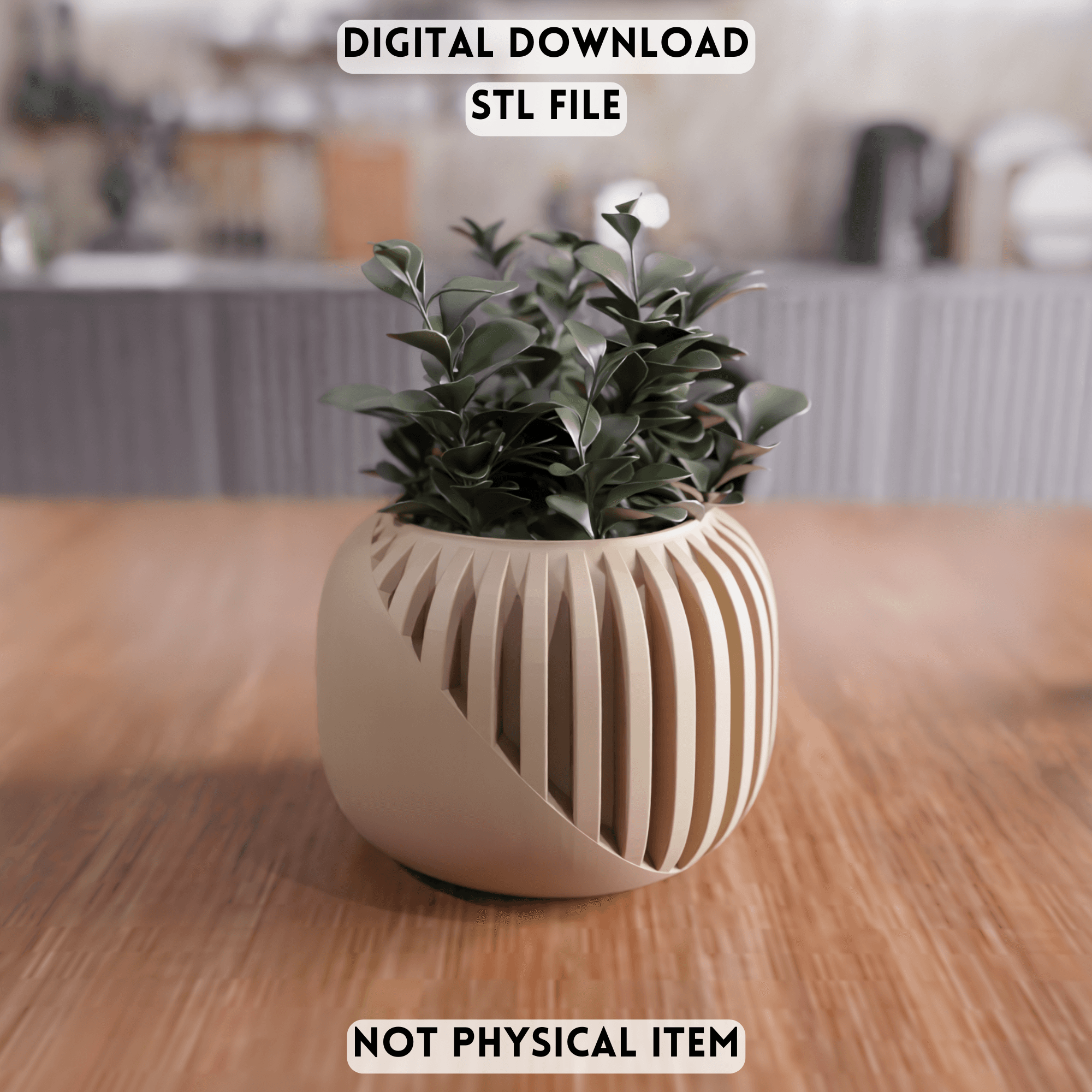 Decorative Flower Pot – Bonsai Planter, Orchid Bowl 3d model