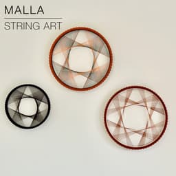 MALLA | Woven String Art Deco 3d model
