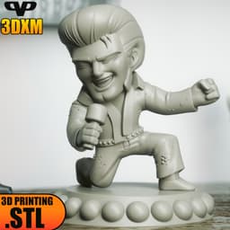 Elvis Chibi STL for 3D Printing ChibiSTL 3DXM 3d model