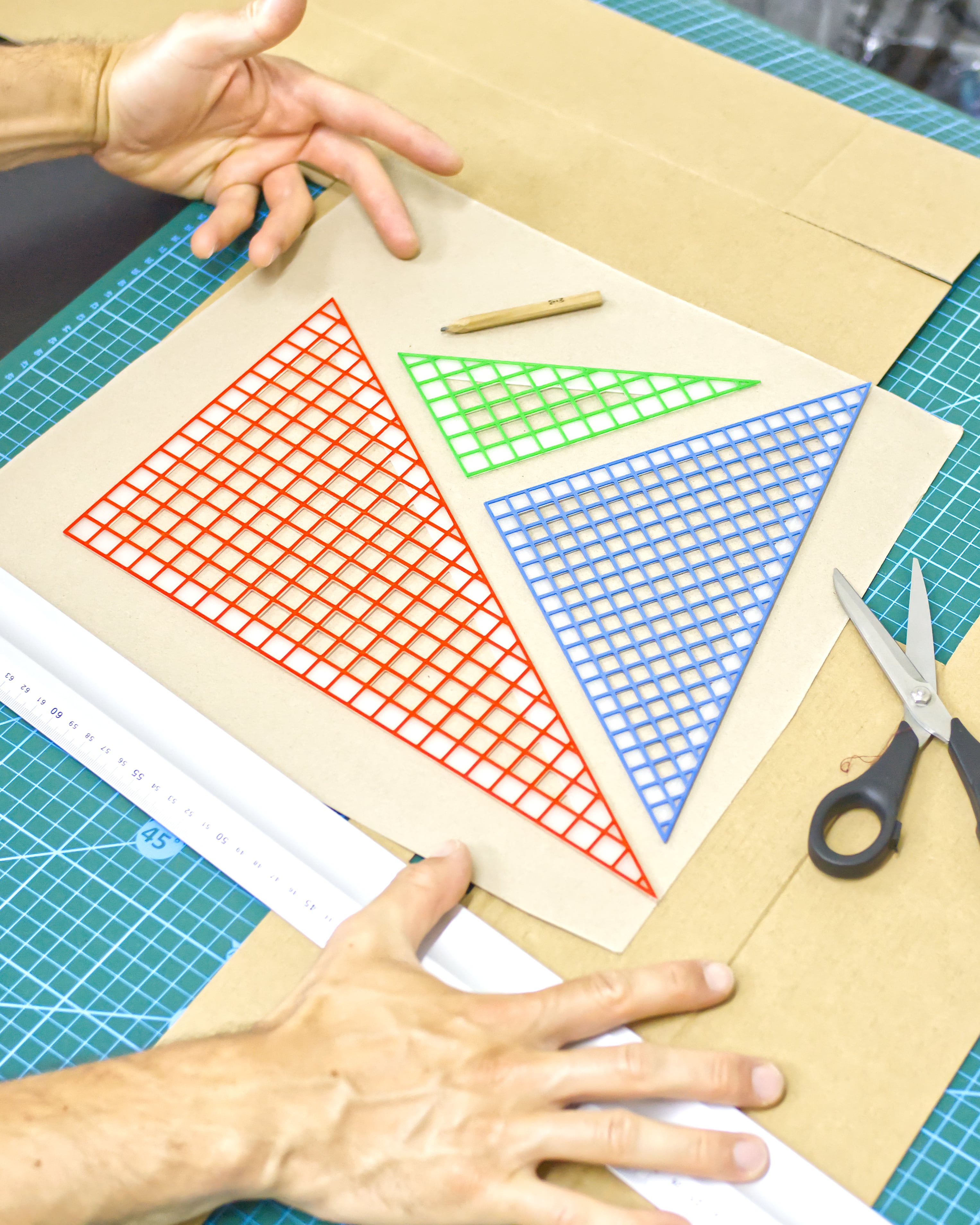 Drafting Triangle Collection 3d model