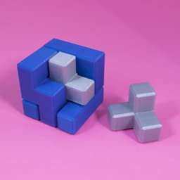 3x3 Puzzle Cube 3d model