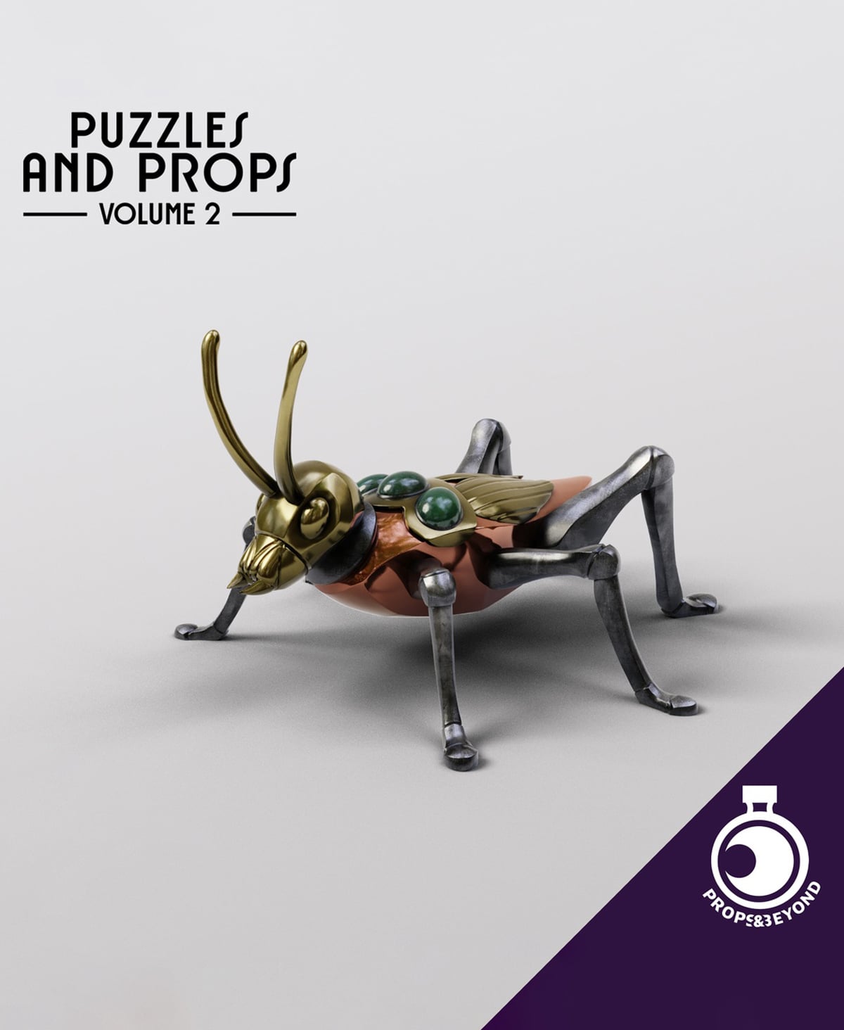 Clockwork Cricket - Magic Component 3d model
