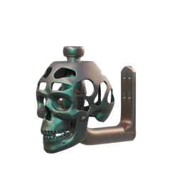 Skull Helmet Display Wall Version 3d model