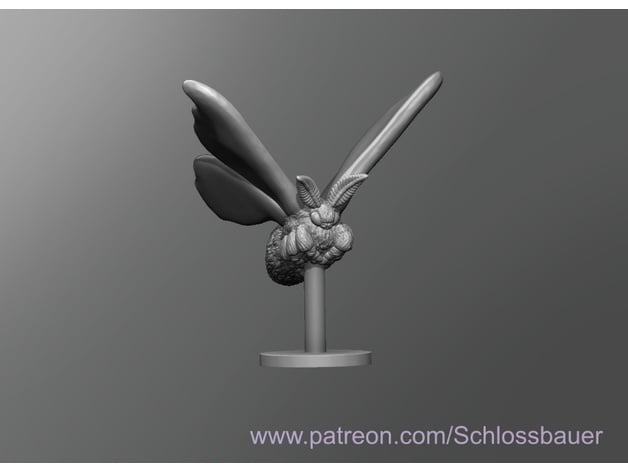 Moth 3d model